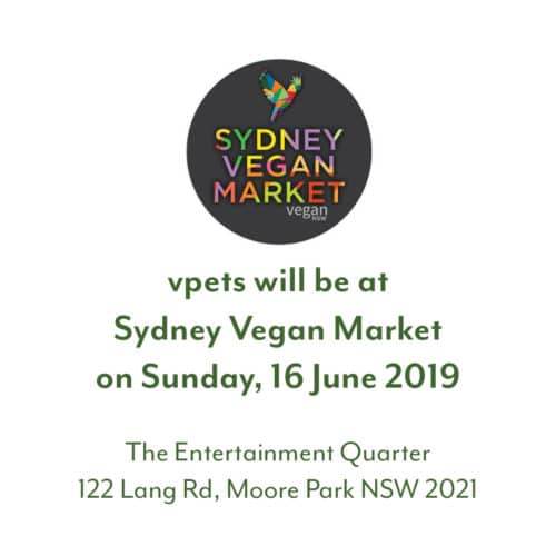 vpets at Sydney Vegan Market – Sunday, 16 June 2019