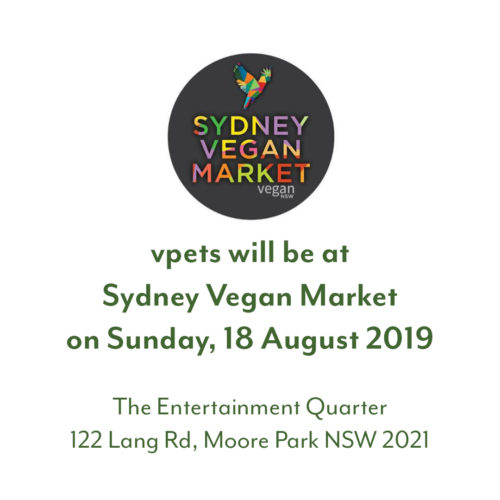 vpets at Sydney Vegan Market – Sunday, 18 August 2019