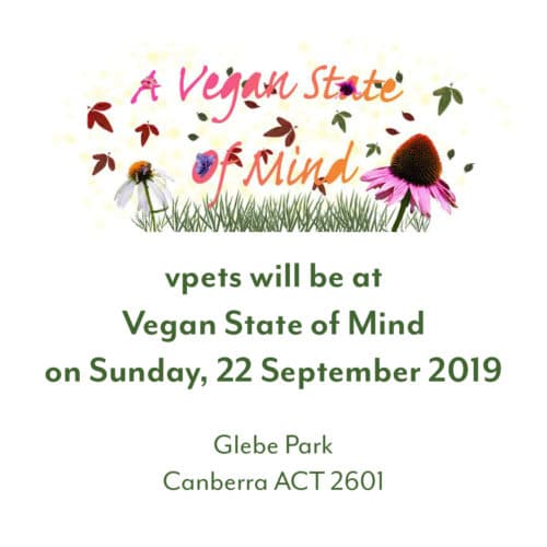 vpets at Vegan State of Mind (Canberra, ACT) Market – Sunday, 22 September 2019