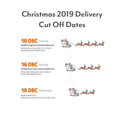 Christmas 2019 Delivery Cut Off Dates