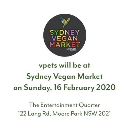 vpets at Sydney Vegan Market – Sunday, 16 February 2020