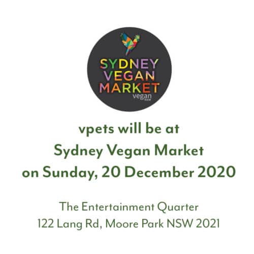 vpets at Sydney Vegan Market – Sunday, 20 December 2020