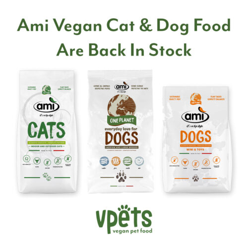 Ami Vegan Cat & Dog Food Are Back In Stock